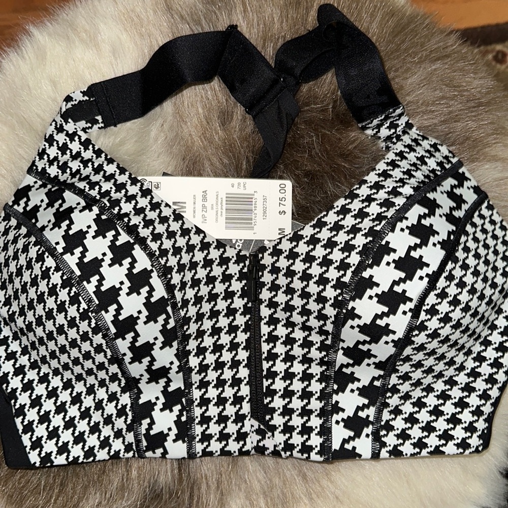 Ivy park houndstooth sports bra